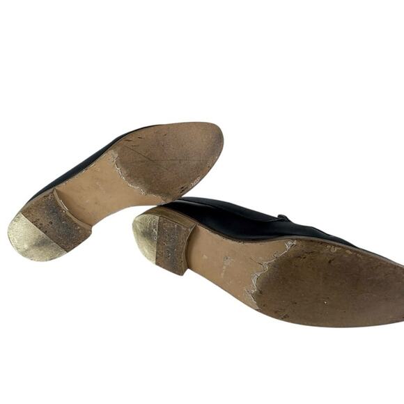 Everlane Black Leather Modern Slip On Classic Loafer Size 8 - Picture 7 of 7